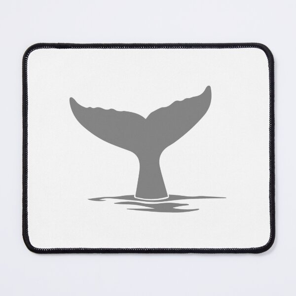 Item preview, Gray Nautical Whale Tail Design designed and sold by pattern-archive.