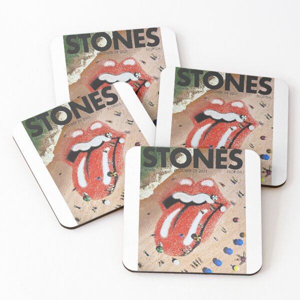 Item preview, Clean Minimal Rolling Stones Text and Logo Design Poster designed and sold by Walleswop.