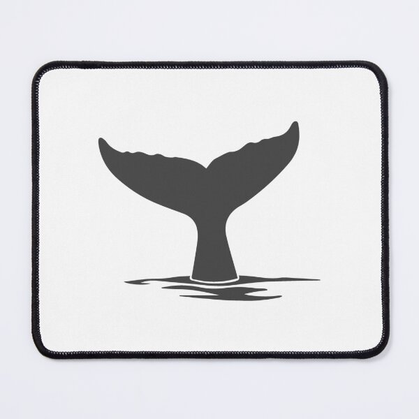 Item preview, Dark Gray Nautical Whale Tail Design designed and sold by pattern-archive.