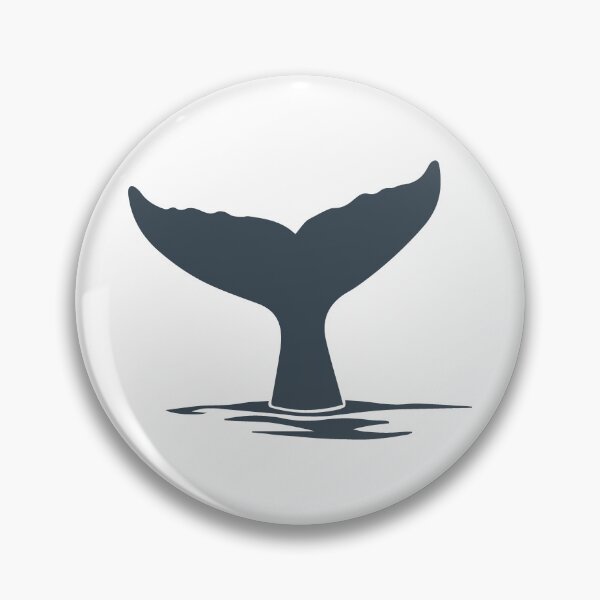Item preview, Charcoal Nautical Whale Tail Design designed and sold by pattern-archive.