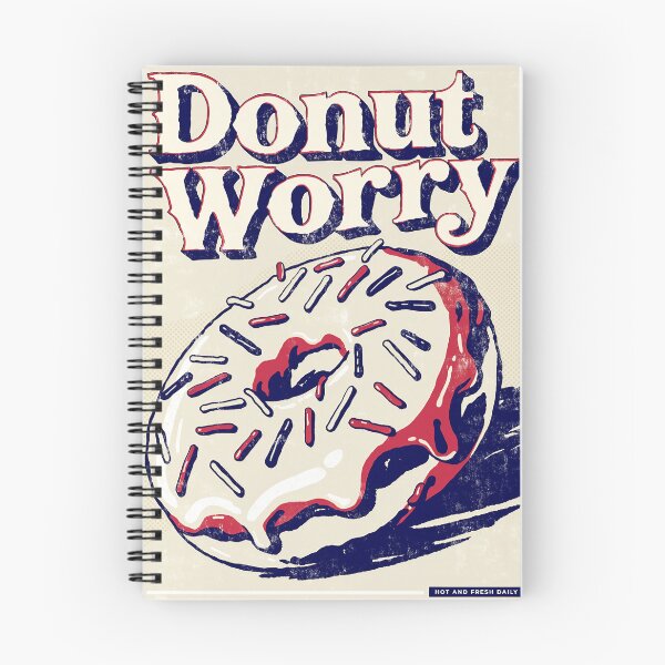 Item preview, Donut Worry – Vintage 1950s Diner Donut Poster designed and sold by Jandedan.