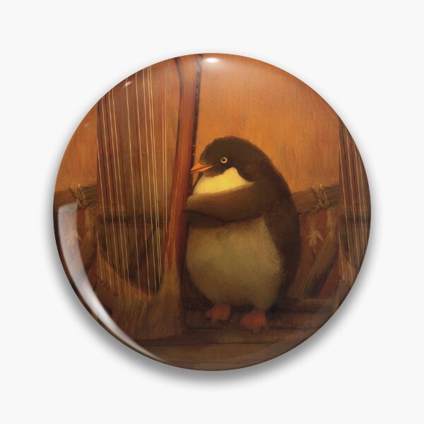 Item preview, The Little Penguin Harpist – Cozy Musical Animal designed and sold by TreatLLC.
