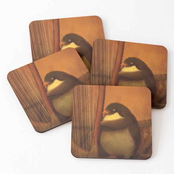 Item preview, The Little Penguin Harpist – Cozy Musical Animal designed and sold by TreatLLC.