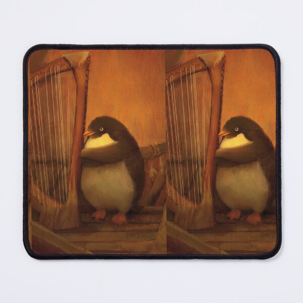 Item preview, The Little Penguin Harpist – Cozy Musical Animal designed and sold by TreatLLC.