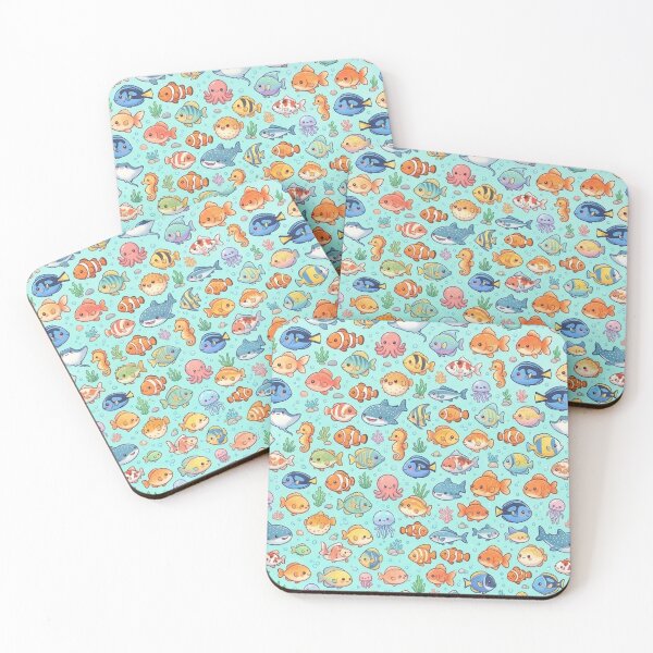 Item preview, Cute Kawaii Sea Life Pattern designed and sold by lungpleecha.