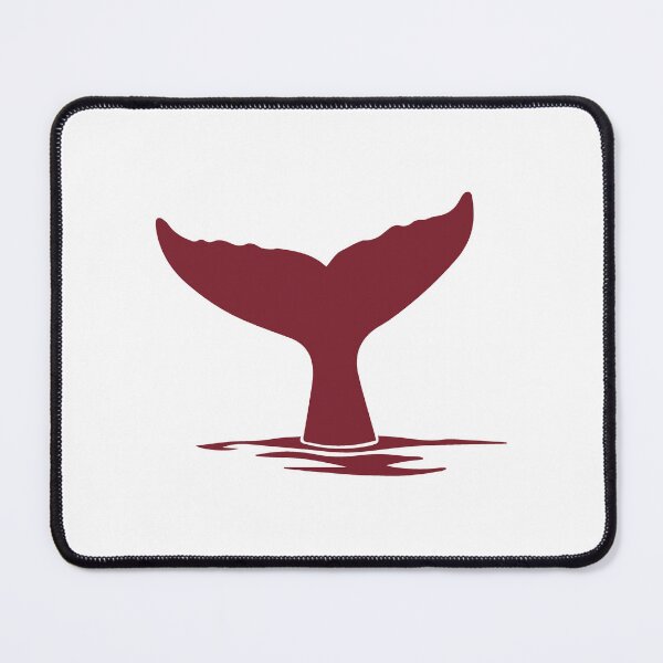 Item preview, Burgundy Nautical Whale Tail Design designed and sold by pattern-archive.