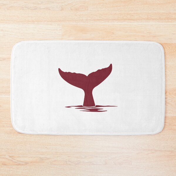 Item preview, Burgundy Nautical Whale Tail Design designed and sold by pattern-archive.