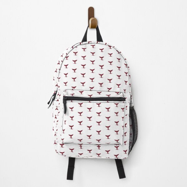 Item preview, Burgundy Nautical Whale Tail Design designed and sold by pattern-archive.