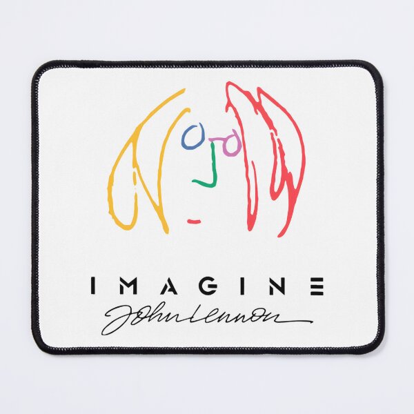 Item preview, Imagine Inspirational John Lennon Music Quote Design designed and sold by Di-Stefano-Art.