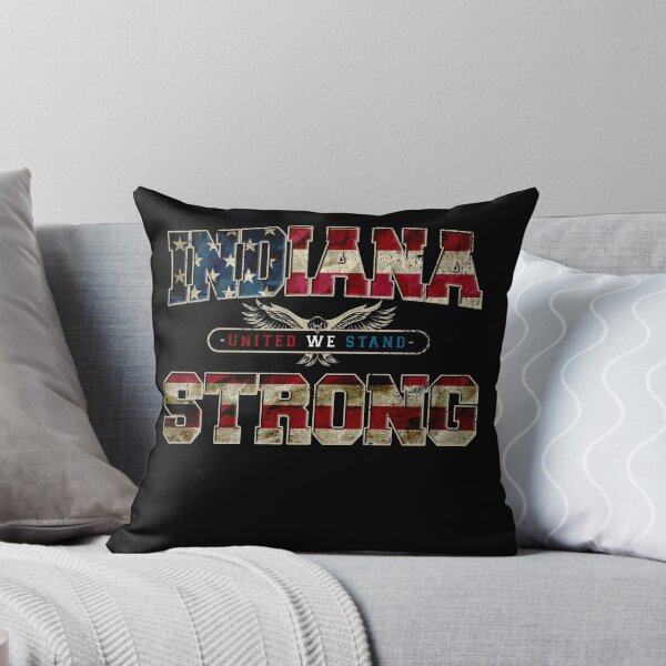 Item preview, Indiana United We Stand Proud Strong Awesome Design Gift US Flag designed and sold by djpraxis.