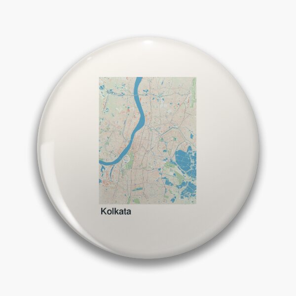 Item preview, Kolkata Minimalistic Map Art designed and sold by MapsNerd.