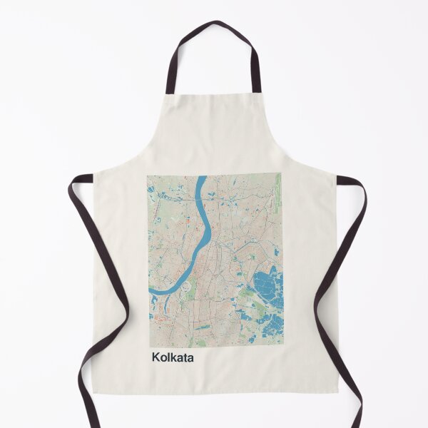 Item preview, Kolkata Minimalistic Map Art designed and sold by MapsNerd.