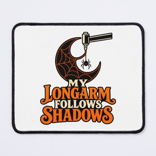 Item preview, My Longarm Follows Shadows Quilter Pun designed and sold by UrbanCanvvas.