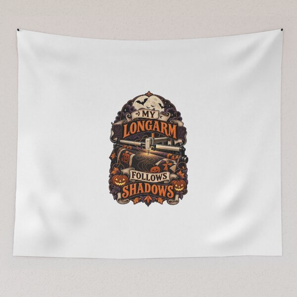 Item preview, Longarm Follows Shadows Halloween Quilting designed and sold by UrbanCanvvas.