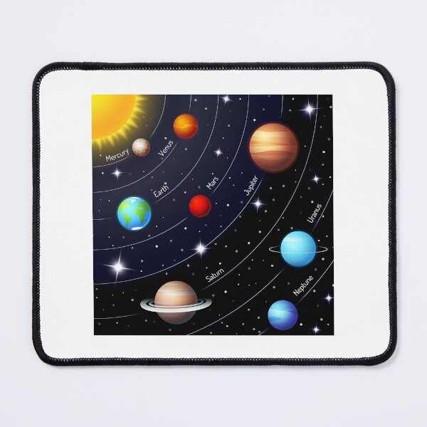 Item preview, Planets of the Solar System Artistic Illustration Featuring All Planets in Orbit designed and sold by asilv bray.