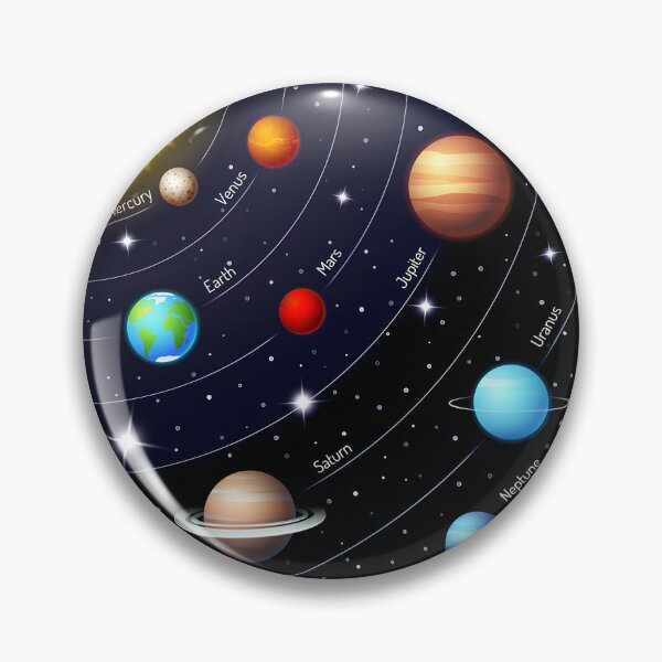 Item preview, Planets of the Solar System Artistic Illustration Featuring All Planets in Orbit designed and sold by asilv bray.