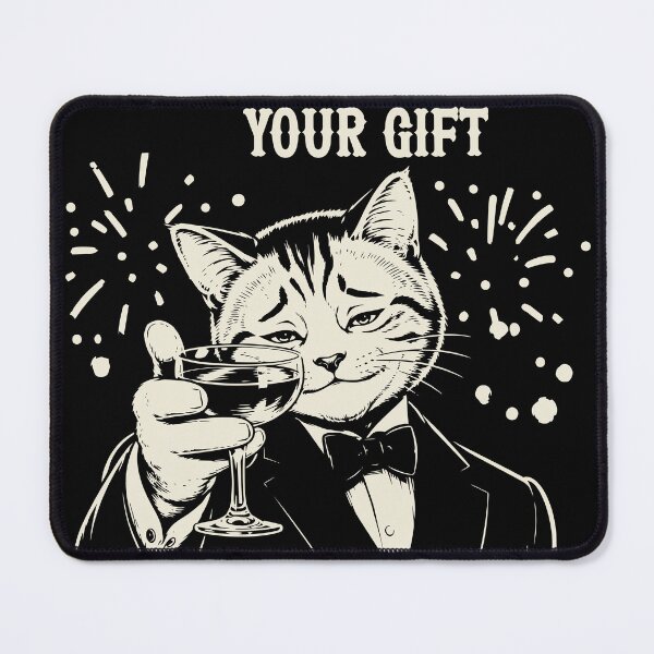 Item preview, My Vomit Your Gift Funny Cat Meme designed and sold by Gaga de mon chat.