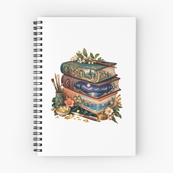 Item preview, Painted Book Edges Botanical Library Art designed and sold by UrbanCanvvas.