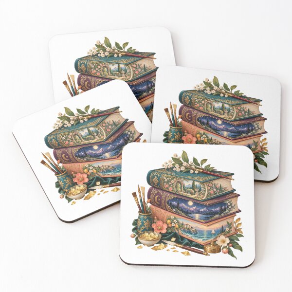 Item preview, Painted Book Edges Botanical Library Art designed and sold by UrbanCanvvas.