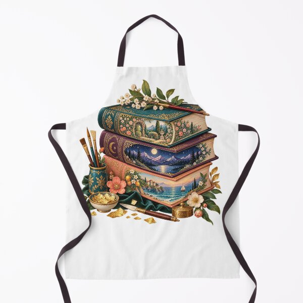 Item preview, Painted Book Edges Botanical Library Art designed and sold by UrbanCanvvas.