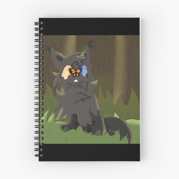 Item preview, Whimsical Cat with Butterfly in Forest designed and sold by J-Mindful.