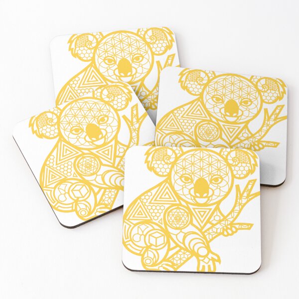 Item preview, Sacred Eucalyptus Geometric Koala designed and sold by NSMDesignByN8.
