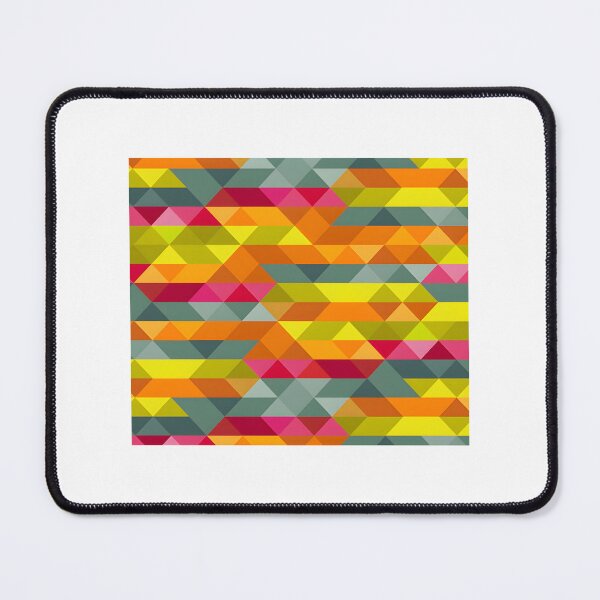 Item preview, Colorful Abstract Triangles Pattern Artwork with Vibrant Geometric Design designed and sold by asilv bray.