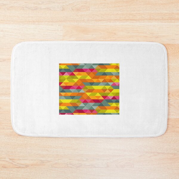 Item preview, Colorful Abstract Triangles Pattern Artwork with Vibrant Geometric Design designed and sold by asilv bray.