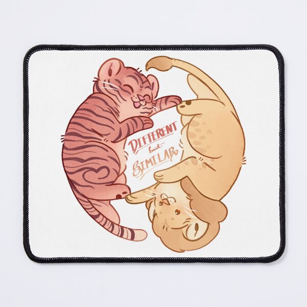 Item preview, Cute Tiger and Lion chibi design- Different but Similar designed and sold by KaitoFox.