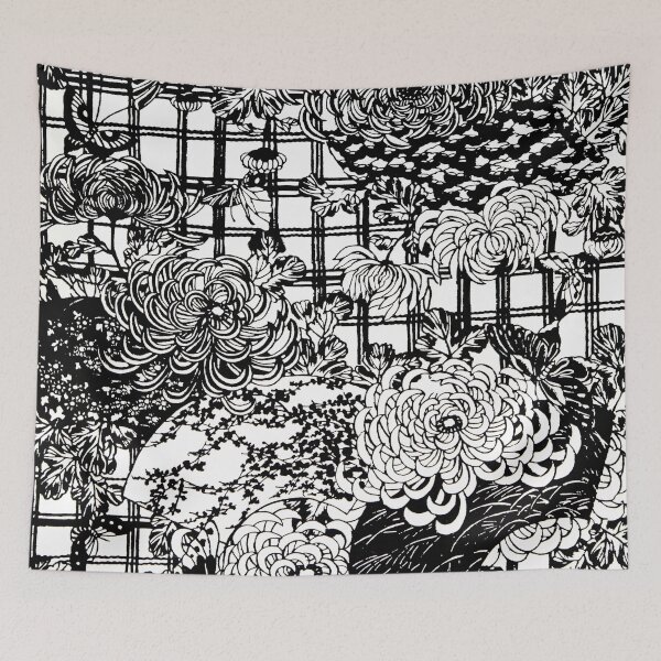 Item preview, Floral Japanese Style Print designed and sold by colliophoto.