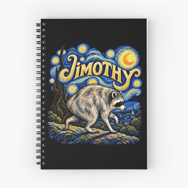 Item preview, Jimothy Raccoon Meme Vintage Retro Starry Night designed and sold by RetroOddity.