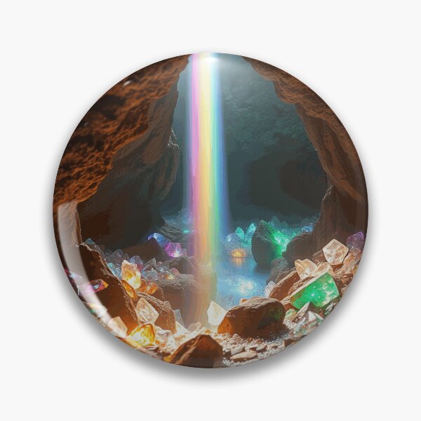Item preview, Rainbow Light Inside Crystal Cave designed and sold by TavNorth.