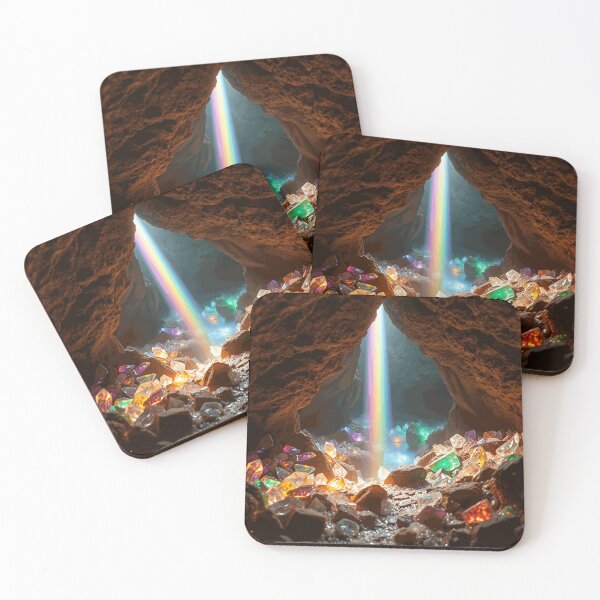 Item preview, Rainbow Light Inside Crystal Cave designed and sold by TavNorth.