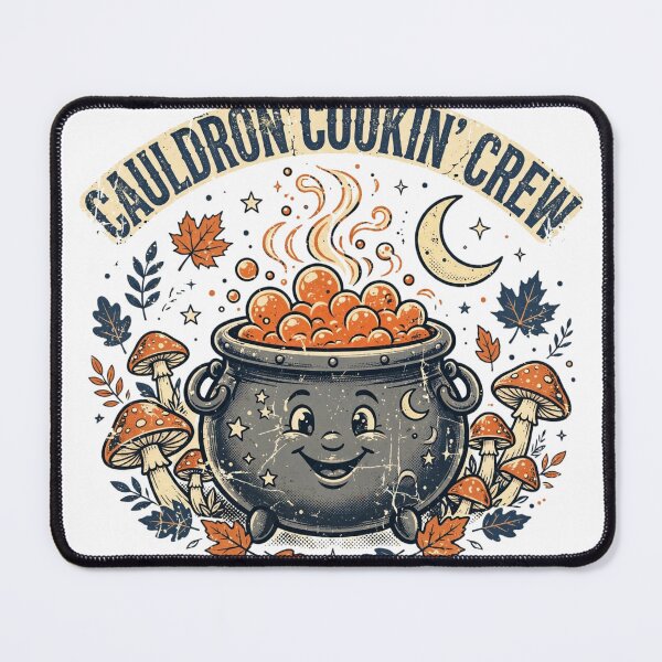 Item preview, Cauldron Cookin' Crew Witch Halloween T-Shirt designed and sold by Worn and Witty.