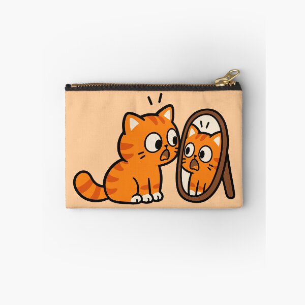 Item preview, Funny Orange Tabby Cat Looking in Mirror – Cute Cartoon Cat designed and sold by MewMade.