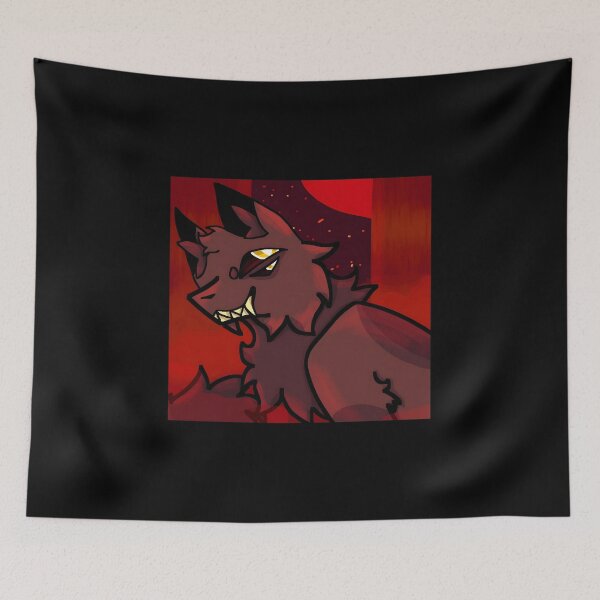 Item preview, Fierce Red Demon Beast Illustration designed and sold by J-Mindful.