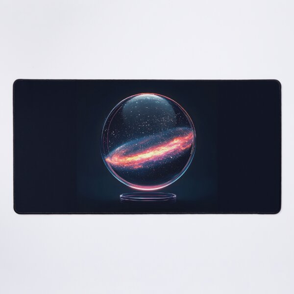 Item preview, Crystal Ball Galaxy, 3d Render, Electric Cyan designed and sold by Checho30.