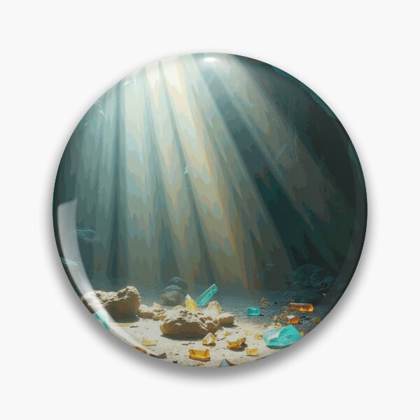 Item preview, Sunbeams Over Hidden Cave Crystals designed and sold by TavNorth.
