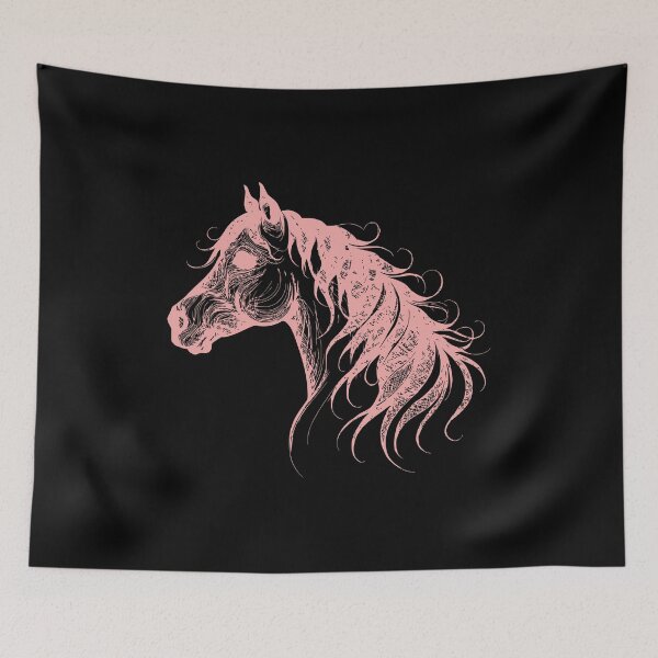 Item preview, Horse head mane vintage rider pink designed and sold by Loona97.