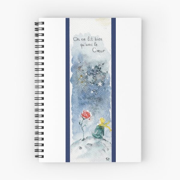 Item preview, Watercolor illustration of a little prince, his rose, and his planet designed and sold by Art-Flucie.