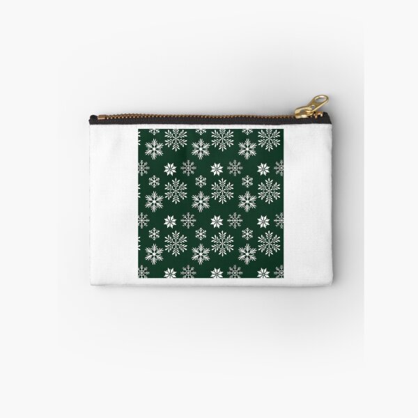 Item preview, Green Snowflake Pattern Winter Holiday Design for Festive Decor designed and sold by asilv bray.