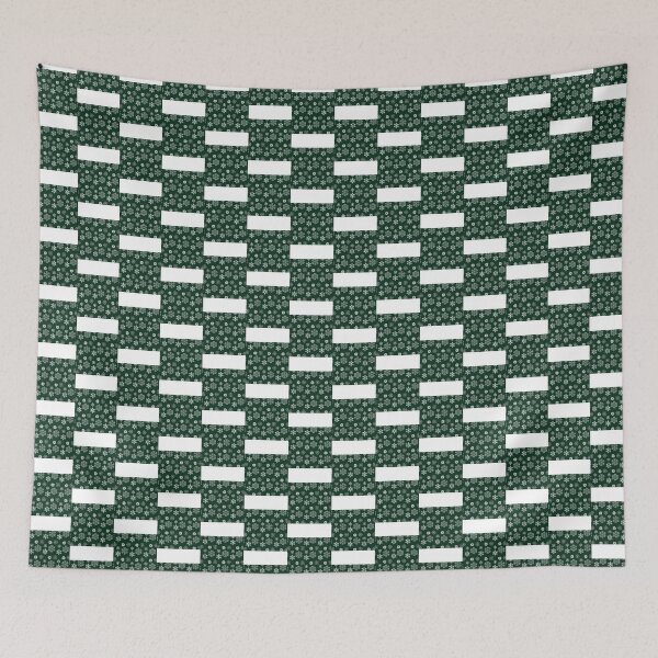 Item preview, Green Snowflake Pattern Winter Holiday Design for Festive Decor designed and sold by asilv bray.
