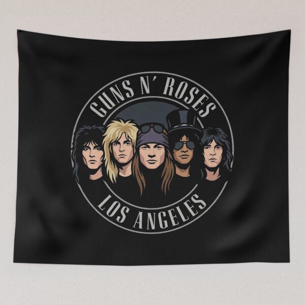 Item preview, Guns N' Roses Los Angeles Band Members Portrait designed and sold by VesperaVoid.