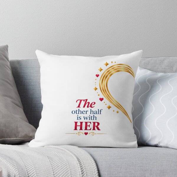 Item preview, The Other Half Is With HER – Men’s Matching Couple T-Shirt designed and sold by ManaKural-Arts.
