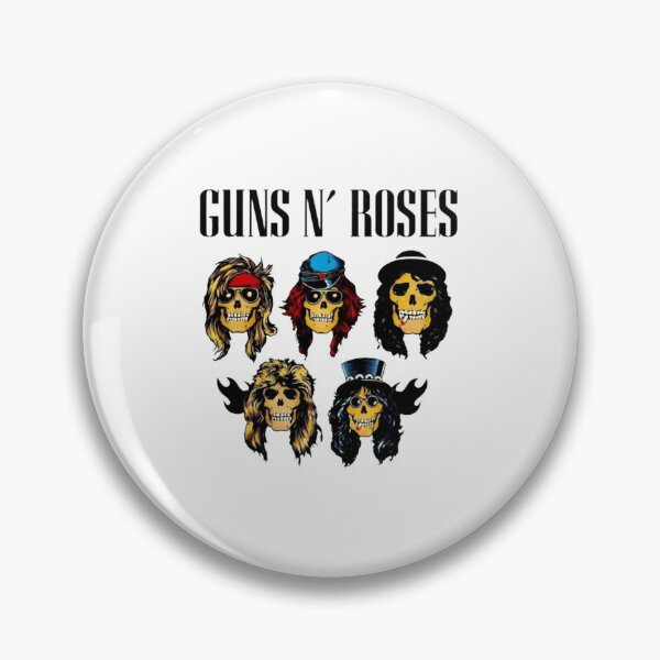 Item preview, Guns N' Roses Skulls Band Members Vintage Heavy Metal designed and sold by VesperaVoid.