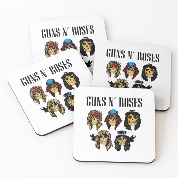 Item preview, Guns N' Roses Skulls Band Members Vintage Heavy Metal designed and sold by VesperaVoid.