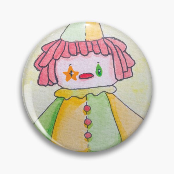 Item preview, Cute Rainbow Sherbet Clown Doll designed and sold by GreenTStudio.