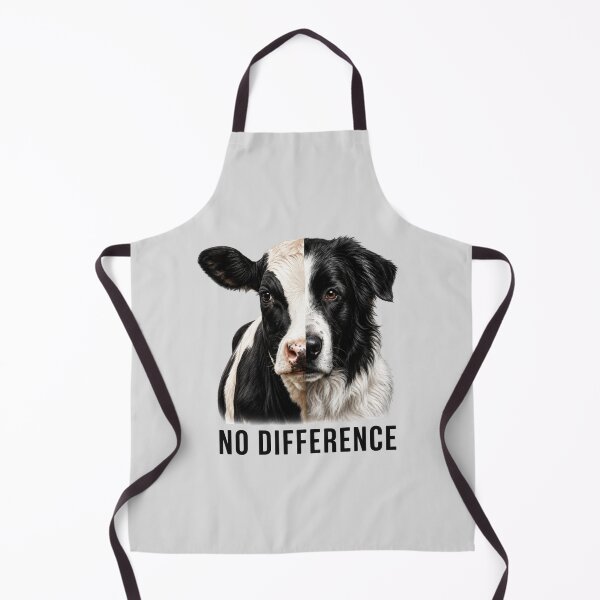 Item preview, No Difference Vegan Animal Welfare Cow Dog Farm Animals Pets Animal Rights Go Vegan designed and sold by Annika Shurafa.