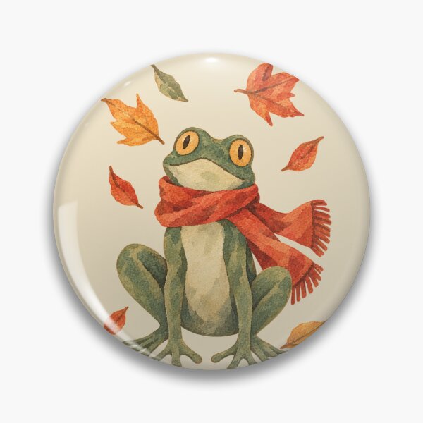 Item preview, Autumn Frog  – Cozy Vintage Fall Art designed and sold by ZOHRR.