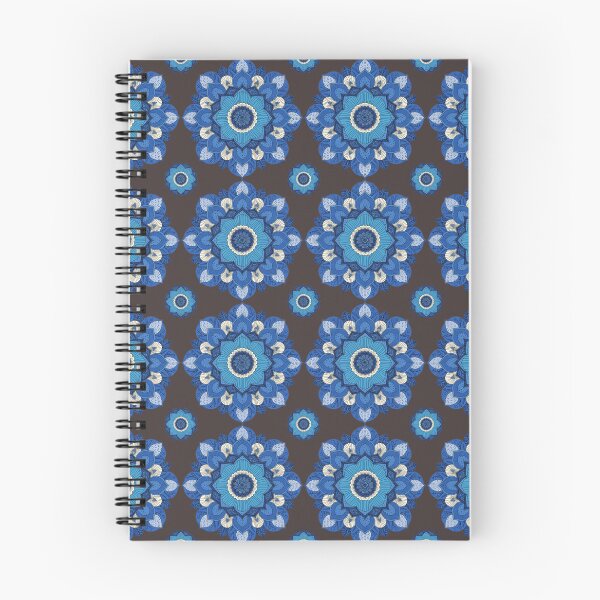 Item preview, Blue Floral Mandala Pattern – Intricate Ornamental Boho Flower Design designed and sold by Mousy17.